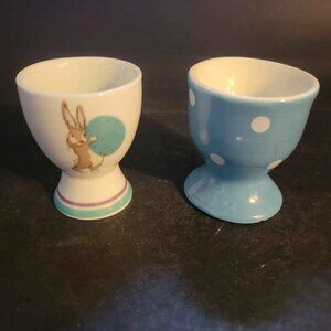 Ceramic Avanti Egg Cups, Designed For Soft-Boiled Eggs Or Displaying Easter Eggs